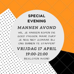 Silhouette Rotterdam organiseert Mannenavond op vrijdag 17 april 2020 @ Silhouette schoenen